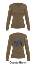 Palmetto Battlion 20426717 Women's Long Sleeve V-neck Shirt -1 17