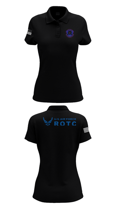 Detachment 035 78200386 Women's Short Sleeve Performance Polo  - 35