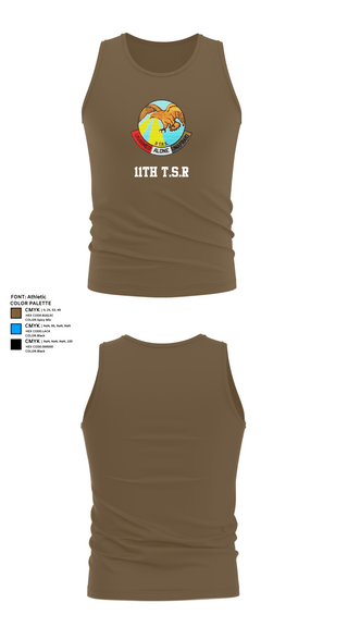 Tank Top, 11th T.S.R, Navy, Teamtime, Team time, sublimation, custom sports apparel, team uniforms, spirit wear, spiritwear, sports uniforms, custom shirts, team store, custom team store, fundraiser sports, apparel fundraiser
