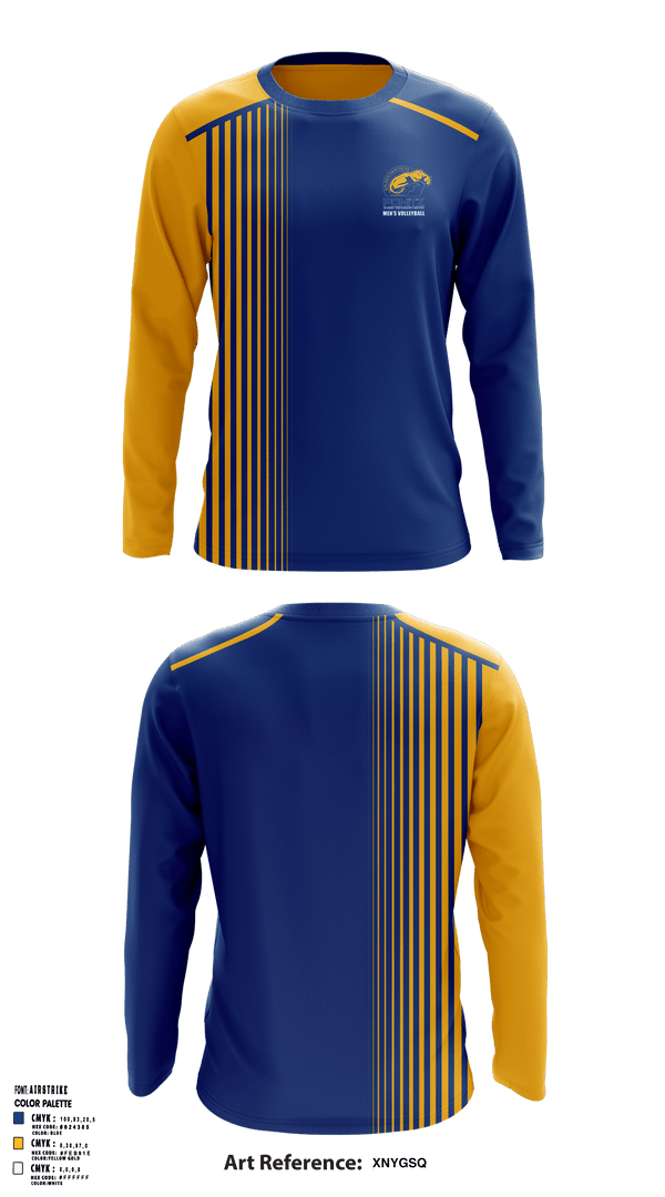Long Sleeve Performance Shirt, David H Ponitz Career Technology Center Volleyball, Men's Volleyball, Teamtime, Team time, sublimation, custom sports apparel, team uniforms, spirit wear, spiritwear, sports uniforms, custom shirts, team store, custom team store, fundraiser sports, apparel fundraiser