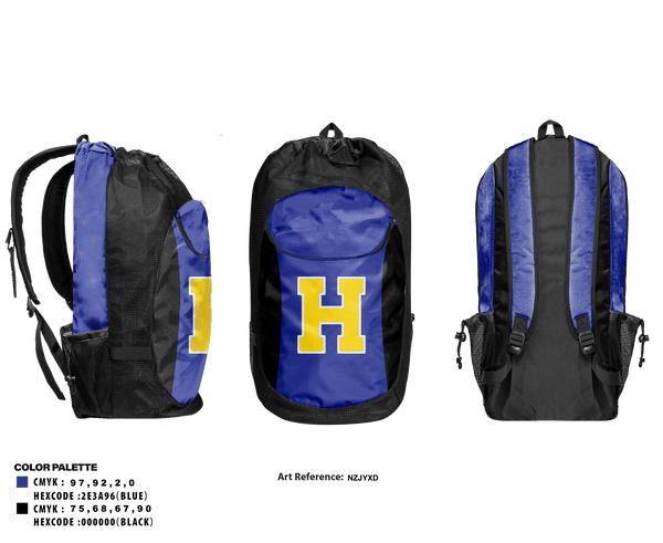 Gear Bag, Hazen High School Basketball, Men's Basketball, Teamtime, Team time, sublimation, custom sports apparel, team uniforms, spirit wear, spiritwear, sports uniforms, custom shirts, team store, custom team store, fundraiser sports, apparel fundraiser