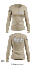 250TH ENGINEERING COMPANY 59783963 Women's Long Sleeve V-neck Shirt -1 143