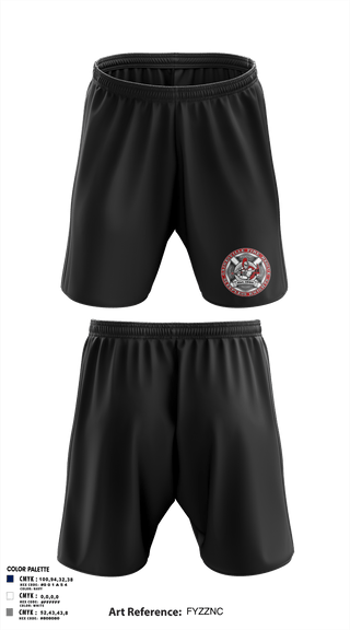 Athletic Shorts With Pockets, GFR Station 3, Fire Department, Teamtime, Team time, sublimation, custom sports apparel, team uniforms, spirit wear, spiritwear, sports uniforms, custom shirts, team store, custom team store, fundraiser sports, apparel fundraiser