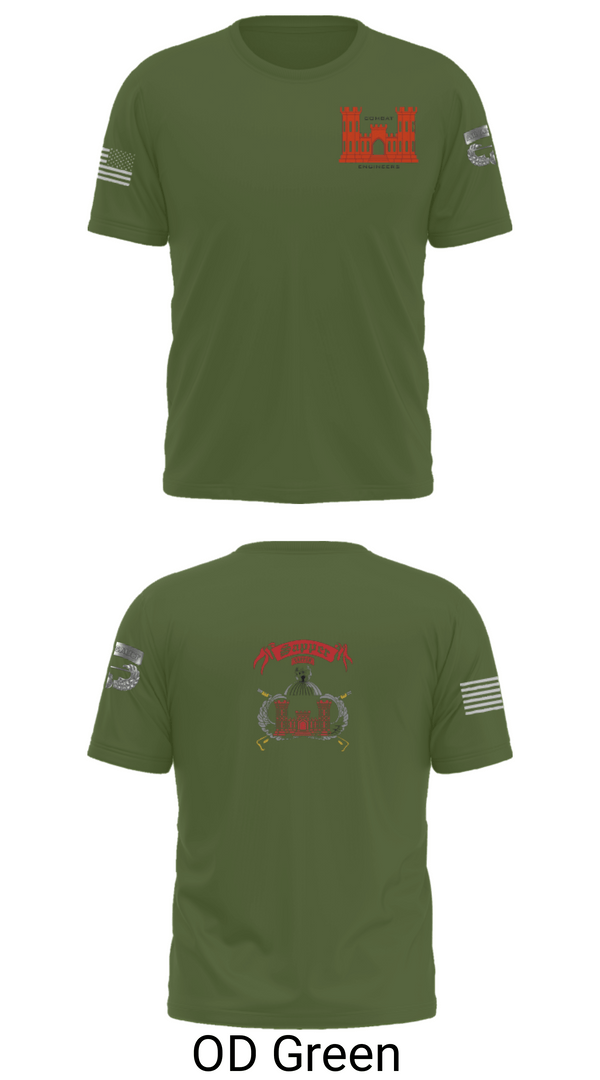 Old School Cotton Feel Shirt, 1138th SAPPER Company, Army, Teamtime, Team time, sublimation, custom sports apparel, team uniforms, spirit wear, spiritwear, sports uniforms, custom shirts, team store, custom team store, fundraiser sports, apparel fundraiser