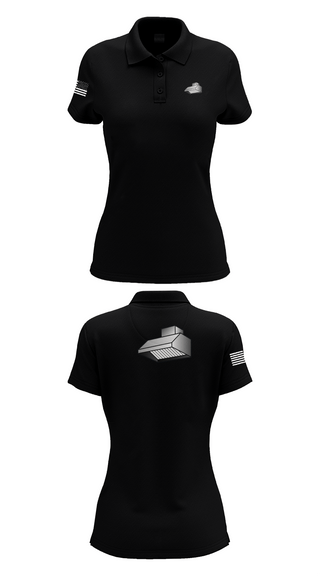 Womens Short Sleeve Performance Polo, Triboro kitchen & ventilation, , Teamtime, Team time, sublimation, custom sports apparel, team uniforms, spirit wear, spiritwear, sports uniforms, custom shirts, team store, custom team store, fundraiser sports, apparel fundraiser
