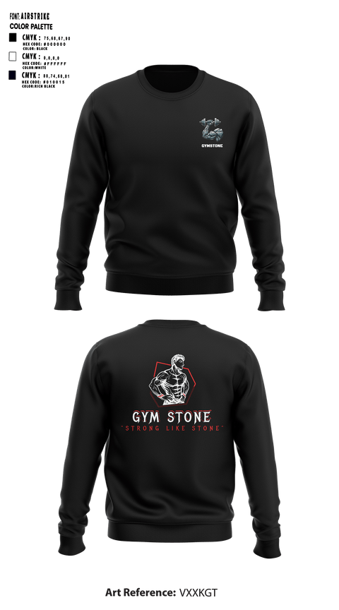 Crew Neck Sweatshirt, GymStone, , Teamtime, Team time, sublimation, custom sports apparel, team uniforms, spirit wear, spiritwear, sports uniforms, custom shirts, team store, custom team store, fundraiser sports, apparel fundraiser