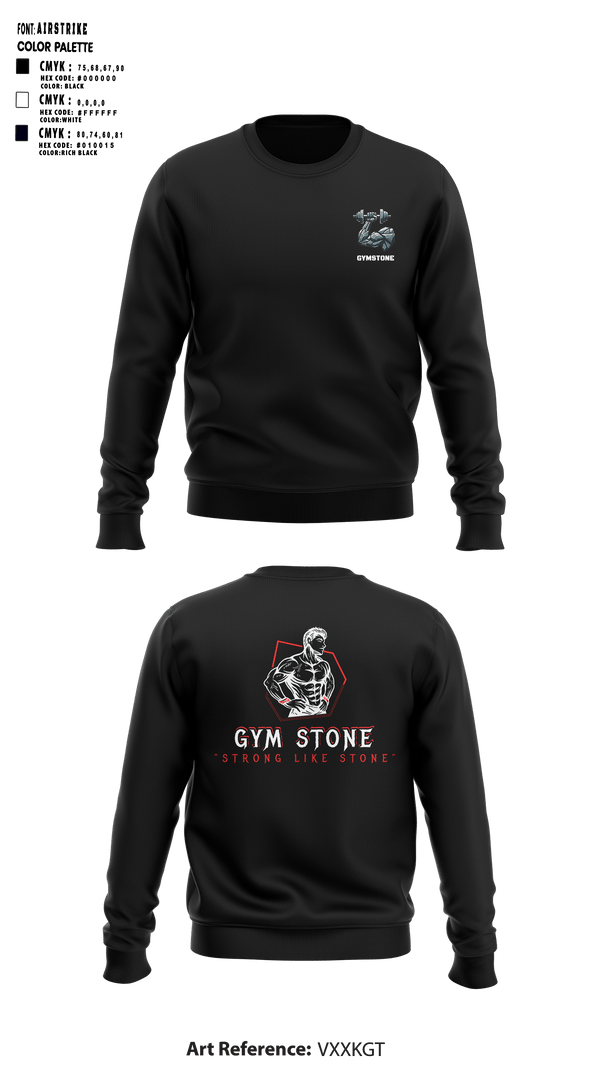 Crew Neck Sweatshirt, GymStone, , Teamtime, Team time, sublimation, custom sports apparel, team uniforms, spirit wear, spiritwear, sports uniforms, custom shirts, team store, custom team store, fundraiser sports, apparel fundraiser