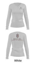 HAVOC INC 6408447 Women's Long Sleeve V-neck Shirt - 16