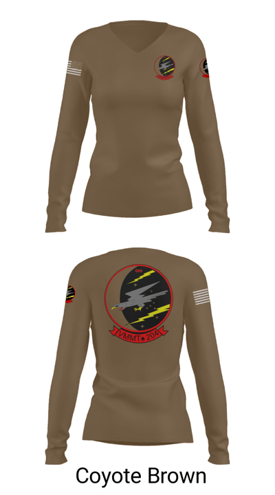 VMMT-204 23856450 Women's Long Sleeve V-neck Shirt - 17