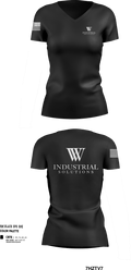 WV Industrial Solutions 3411083 Women's Short Sleeve V-neck Shirt - 201