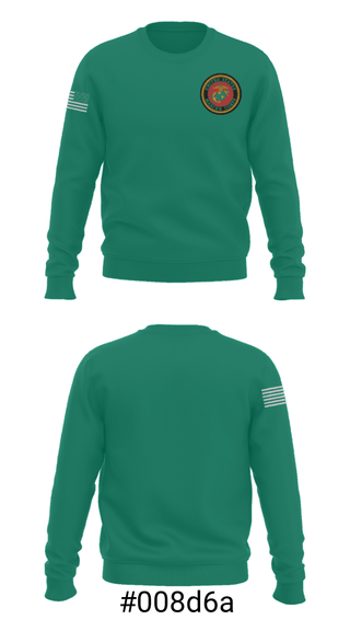 Crew Neck Sweatshirt, 464 infantry, Marines, Teamtime, Team time, sublimation, custom sports apparel, team uniforms, spirit wear, spiritwear, sports uniforms, custom shirts, team store, custom team store, fundraiser sports, apparel fundraiser