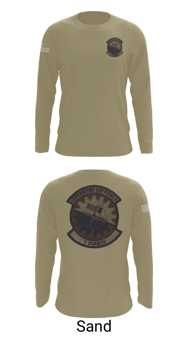 Long Sleeve Performance Shirt, 1 SOAMXS, Air Force, Teamtime, Team time, sublimation, custom sports apparel, team uniforms, spirit wear, spiritwear, sports uniforms, custom shirts, team store, custom team store, fundraiser sports, apparel fundraiser