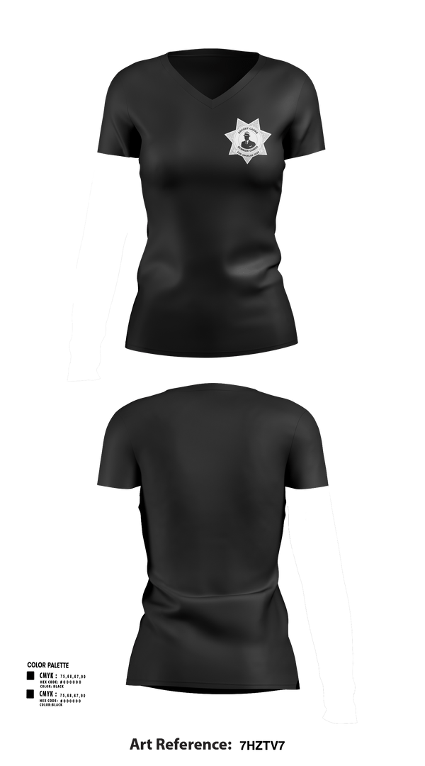 Womens Short Sleeve Vneck Shirt, Lil Ray's Holster Co., , Teamtime, Team time, sublimation, custom sports apparel, team uniforms, spirit wear, spiritwear, sports uniforms, custom shirts, team store, custom team store, fundraiser sports, apparel fundraiser