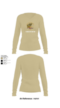 33rd Infantry 79937532 Women's Long Sleeve V-neck Shirt - 82