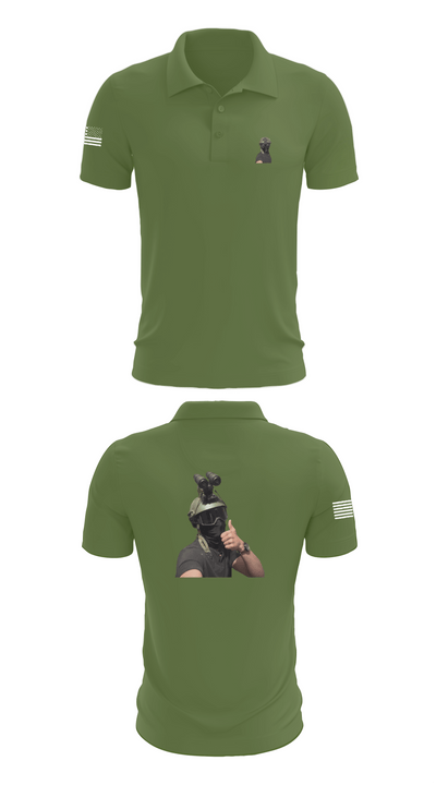 1st marine divison 61808262 Short Sleeve Performance Polo - 47