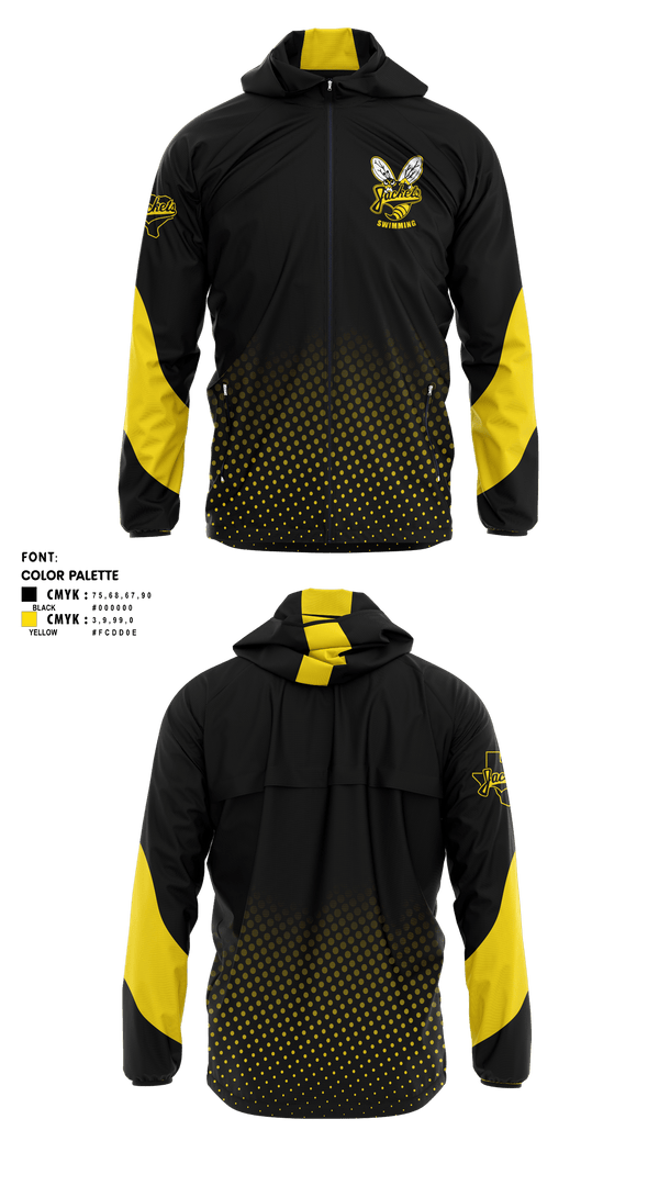 Windbreaker, Denison High School Swimming, Swimming, Teamtime, Team time, sublimation, custom sports apparel, team uniforms, spirit wear, spiritwear, sports uniforms, custom shirts, team store, custom team store, fundraiser sports, apparel fundraiser