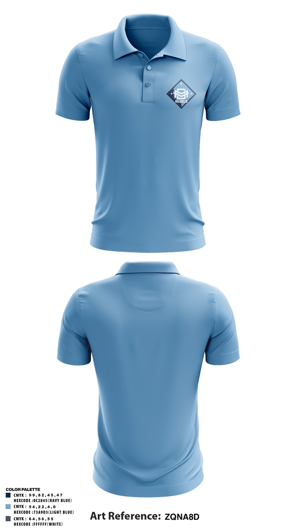 Short Sleeve Performance Polo, DMV Rebels Basketball Club, Men's Basketball, Teamtime, Team time, sublimation, custom sports apparel, team uniforms, spirit wear, spiritwear, sports uniforms, custom shirts, team store, custom team store, fundraiser sports, apparel fundraiser