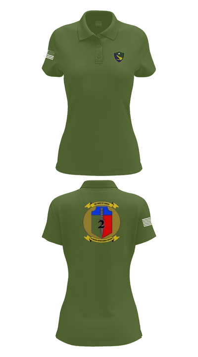 Task Force 61/2 50410807 Women's Short Sleeve Performance Polo  - 55