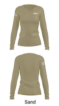 TF3 5812668 Women's Long Sleeve V-neck Shirt - 97