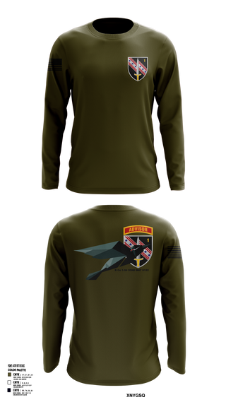 Long Sleeve Performance Shirt, B Co 1-54 SFAB MAT 6122, Army, Teamtime, Team time, sublimation, custom sports apparel, team uniforms, spirit wear, spiritwear, sports uniforms, custom shirts, team store, custom team store, fundraiser sports, apparel fundraiser