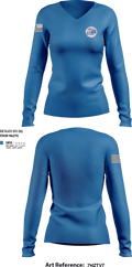 POLARS 40984868 Women's Long Sleeve V-neck Shirt - 104