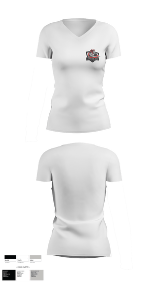 Women's Short Sleeve Vneck Shirt, Lawrence Road Middle School, , Teamtime, Team time, sublimation, custom sports apparel, team uniforms, spirit wear, spiritwear, sports uniforms, custom shirts, team store, custom team store, fundraiser sports, apparel fundraiser