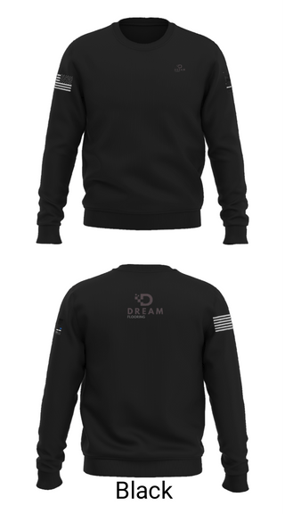 Crew Neck Sweatshirt, Dream Flooring, , Teamtime, Team time, sublimation, custom sports apparel, team uniforms, spirit wear, spiritwear, sports uniforms, custom shirts, team store, custom team store, fundraiser sports, apparel fundraiser
