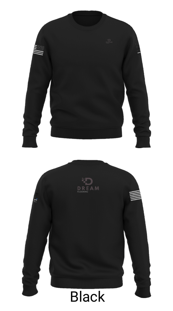 Crew Neck Sweatshirt, Dream Flooring, , Teamtime, Team time, sublimation, custom sports apparel, team uniforms, spirit wear, spiritwear, sports uniforms, custom shirts, team store, custom team store, fundraiser sports, apparel fundraiser