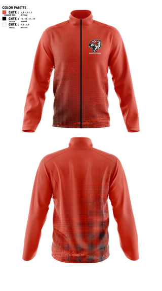 Fleece Jacket, Orangeville Bengals, Baseball, Teamtime, Team time, sublimation, custom sports apparel, team uniforms, spirit wear, spiritwear, sports uniforms, custom shirts, team store, custom team store, fundraiser sports, apparel fundraiser