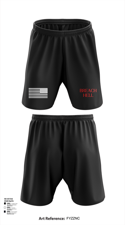 811th EN CO 58008246 Athletic Shorts With Pockets - 103