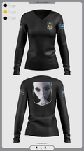 SVR Private Security Service 96742795 Women's Long Sleeve V-neck Shirt - 1