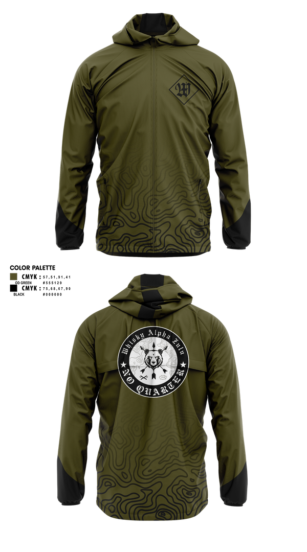 Windbreaker, Whiskey Alpha Zulu, , Teamtime, Team time, sublimation, custom sports apparel, team uniforms, spirit wear, spiritwear, sports uniforms, custom shirts, team store, custom team store, fundraiser sports, apparel fundraiser