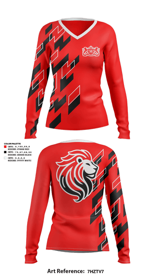 Womens Long Sleeve Vneck Shirt, Monarchs, Women's Soccer, Teamtime, Team time, sublimation, custom sports apparel, team uniforms, spirit wear, spiritwear, sports uniforms, custom shirts, team store, custom team store, fundraiser sports, apparel fundraiser