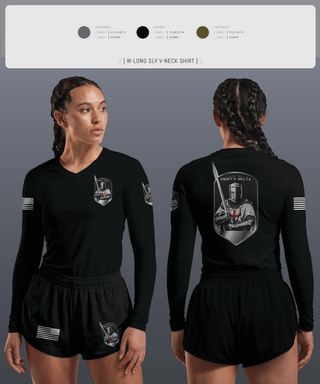 Womens Long Sleeve Vneck Shirt 1, Gruppe Delta, Police, Teamtime, Team time, sublimation, custom sports apparel, team uniforms, spirit wear, spiritwear, sports uniforms, custom shirts, team store, custom team store, fundraiser sports, apparel fundraiser