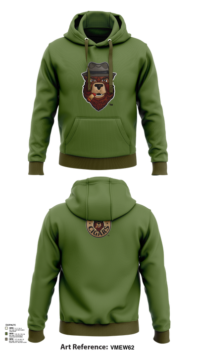 Bearded Bear Cigars 58780809 Hoodie - 105