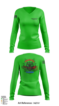 Powerhouse plumbing 5859712 Women's Long Sleeve V-neck Shirt - 1