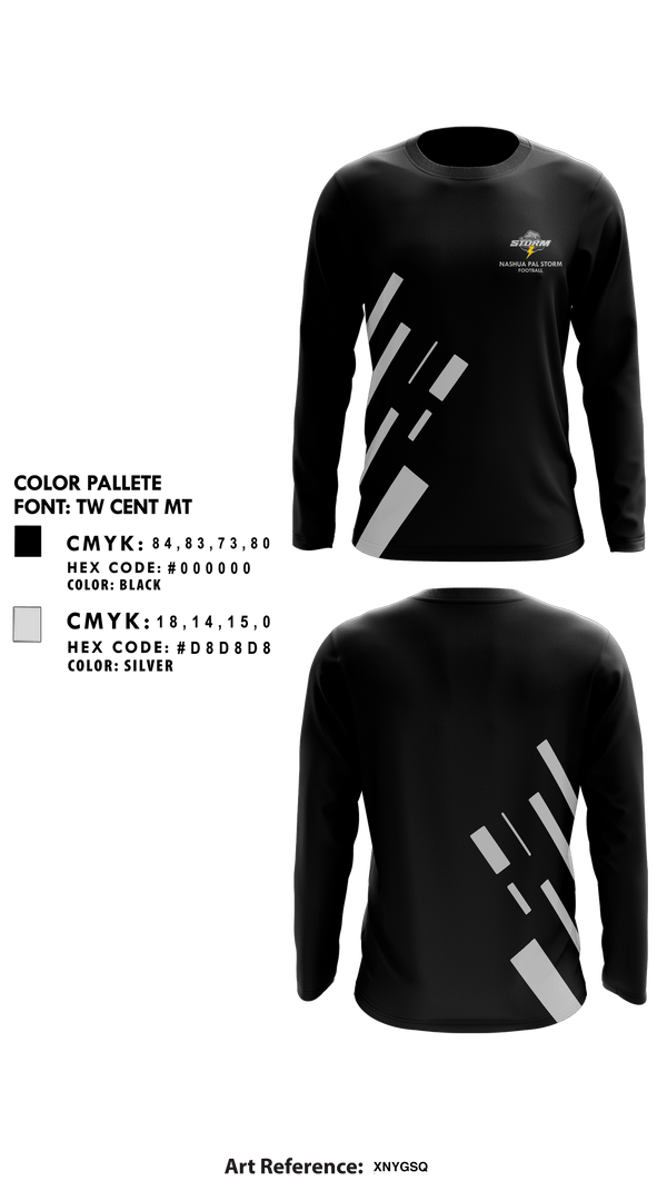 Long Sleeve Performance Shirt, Nashua PAL Storm Football, , Teamtime, Team time, sublimation, custom sports apparel, team uniforms, spirit wear, spiritwear, sports uniforms, custom shirts, team store, custom team store, fundraiser sports, apparel fundraiser