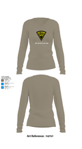 West Virginia State Police 52894228 Women's Long Sleeve V-neck Shirt - 59