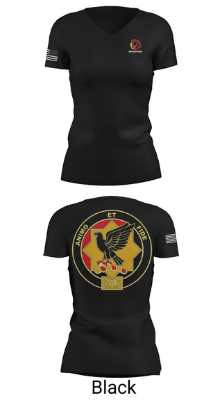 Womens Short Sleeve Vneck Shirt, D FST 8-1 CAV, Army, Teamtime, Team time, sublimation, custom sports apparel, team uniforms, spirit wear, spiritwear, sports uniforms, custom shirts, team store, custom team store, fundraiser sports, apparel fundraiser