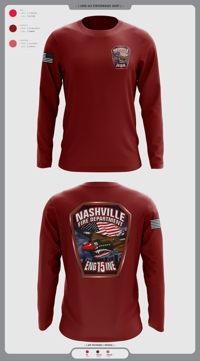 Engine 15 4145727 Long Sleeve Performance Shirt 2