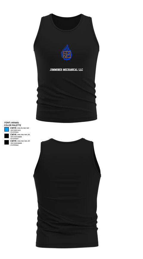 Tank Top, JIMMORES MECHANICAL LLC, , Teamtime, Team time, sublimation, custom sports apparel, team uniforms, spirit wear, spiritwear, sports uniforms, custom shirts, team store, custom team store, fundraiser sports, apparel fundraiser