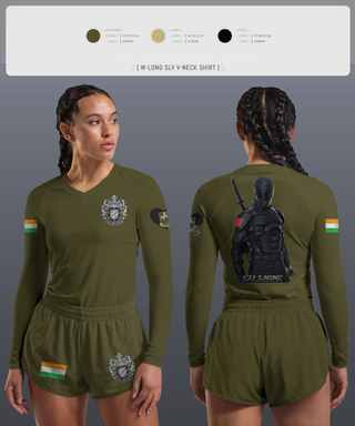 Womens Long Sleeve Vneck Shirt 1, Renegades Company, , Teamtime, Team time, sublimation, custom sports apparel, team uniforms, spirit wear, spiritwear, sports uniforms, custom shirts, team store, custom team store, fundraiser sports, apparel fundraiser
