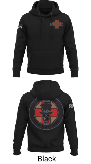 Hoodie, Voodoo Medics, National Guard, Teamtime, Team time, sublimation, custom sports apparel, team uniforms, spirit wear, spiritwear, sports uniforms, custom shirts, team store, custom team store, fundraiser sports, apparel fundraiser