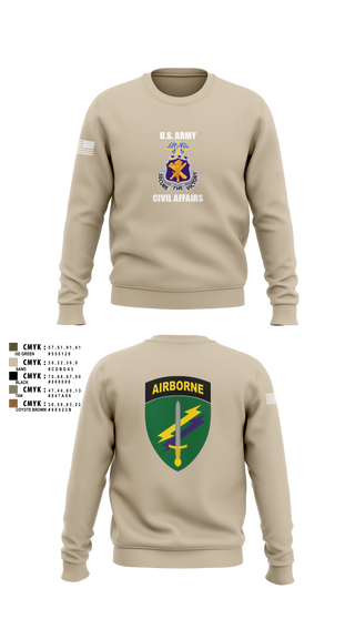 Crew Neck Sweatshirt, Civil Affairs Schoolhouse, , Teamtime, Team time, sublimation, custom sports apparel, team uniforms, spirit wear, spiritwear, sports uniforms, custom shirts, team store, custom team store, fundraiser sports, apparel fundraiser