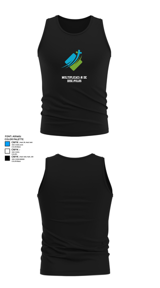 Tank Top, Multiplicación de Discípulos, , Teamtime, Team time, sublimation, custom sports apparel, team uniforms, spirit wear, spiritwear, sports uniforms, custom shirts, team store, custom team store, fundraiser sports, apparel fundraiser