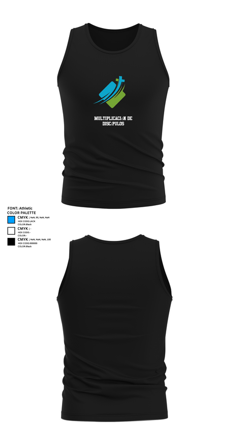 Tank Top, Multiplicación de Discípulos, , Teamtime, Team time, sublimation, custom sports apparel, team uniforms, spirit wear, spiritwear, sports uniforms, custom shirts, team store, custom team store, fundraiser sports, apparel fundraiser