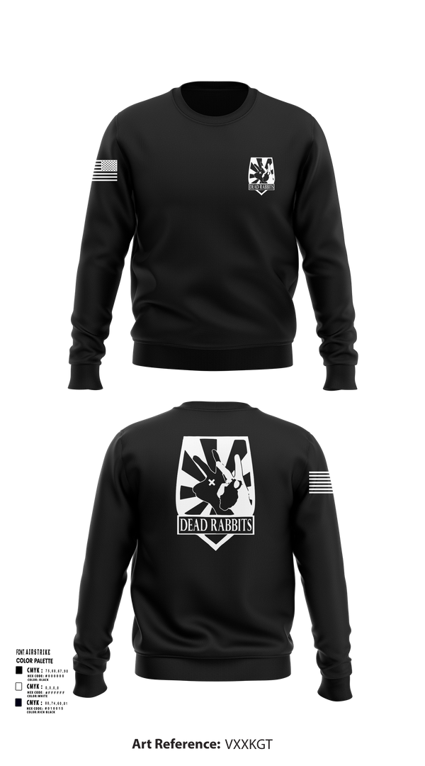 Crew Neck Sweatshirt, Dead Rabbits, , Teamtime, Team time, sublimation, custom sports apparel, team uniforms, spirit wear, spiritwear, sports uniforms, custom shirts, team store, custom team store, fundraiser sports, apparel fundraiser