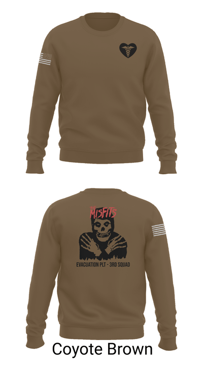 3rd squad 34801732 Crew Neck Sweatshirt - 5