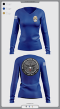 SPECIAL OPERATIONS UNIT 51763546 Women's Long Sleeve V-neck Shirt - 2