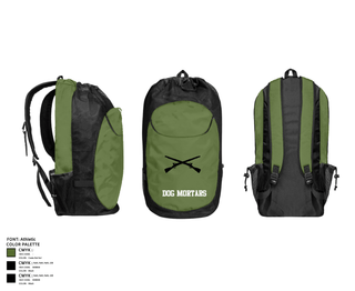 Gear Bag, Dog Mortars, , Teamtime, Team time, sublimation, custom sports apparel, team uniforms, spirit wear, spiritwear, sports uniforms, custom shirts, team store, custom team store, fundraiser sports, apparel fundraiser